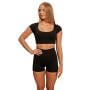 Ženska majica Cropped Sense Black - BeastPink XS
