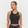 Ženski sportski top BEAT Charcoal - GymBeam XL