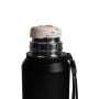 Termosica Steel Vacuum Black 1000 ml - GymBeam single_variant