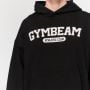 Varsity Hoodie Black - GymBeam XXXL