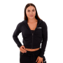 Ženska dukserica TRN Zip-Up Black – GymBeam M