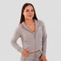 Ženska dukserica TRN Zip-Up Grey – GymBeam M