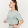 Ženski Crop Top Limitless Eucalypt - GymBeam S