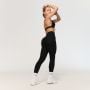 Women‘s Fierce Leggings Black - GymBeam XXL