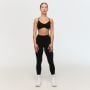 Women‘s Fierce V-back Leggings Black - GymBeam XXL