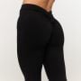 Women‘s Fierce V-back Pants Black - GymBeam XXL