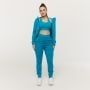 Ženska dukserica Limitless Zip Up Aquamarine - GymBeam L