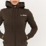 Ženska dukserica Limitless Zip Up Espresso - GymBeam M
