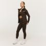 Ženska dukserica Limitless Zip Up Espresso - GymBeam M