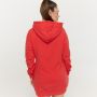 Ženska dukserica Limitless Longline Hot Red - GymBeam XXL