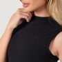 Women‘s NEO Turtleneck Top Black - GymBeam XL
