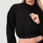 Women‘s NEO Zip-Up Sweatshirt Black - GymBeam XL