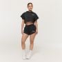 Women‘s Relay Cropped Hoodie Black - GymBeam M