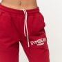 Women‘s Varsity Joggers Red - GymBeam XXL