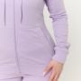 Ženska dukserica Limitless Zip Up Lavender - GymBeam S
