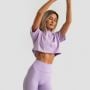 Ženski Crop Top Limitless Lavender - GymBeam S