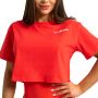Ženski Crop Top Limitless Hot Red - GymBeam XS