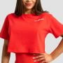 Ženski Crop Top Limitless Hot Red - GymBeam XS