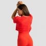 Ženski Crop Top Limitless Hot Red - GymBeam XS