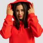 Ženska dukserica Limitless Longline Hot Red - GymBeam XXL