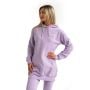 Ženska dukserica Limitless Longline Lavender - GymBeam L