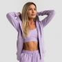 Ženska dukserica Limitless Zip Up Lavender - GymBeam S