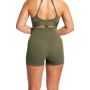 Ženske kratke hlače Combat Olive Grey - GymBeam XL