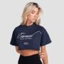 Ženski Crop Top Earned Midnight - GymBeam M