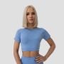 Ženski crop top FLO Blue - GymBeam XL