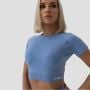 Ženski crop top FLO Blue - GymBeam XL