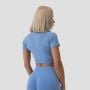 Ženski crop top FLO Blue - GymBeam XL