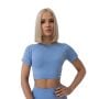 Ženski crop top FLO Blue - GymBeam XL