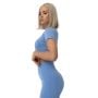 Ženski crop top FLO Blue - GymBeam XL