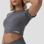 Ženski crop top FLO Grey - GymBeam L