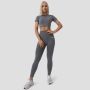 Ženski crop top FLO Grey - GymBeam L
