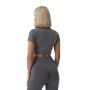 Ženski crop top FLO Grey - GymBeam L