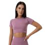 Ženski crop top FLO Violet - GymBeam XL