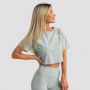 Ženski Crop Top Limitless Eucalypt - GymBeam M