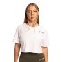 Ženski Crop Top Limitless White - GymBeam S