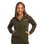 Ženska dukserica Limitless Zip Up Espresso - GymBeam S