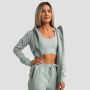 Ženska dukserica Limitless Zip Up Eucalypt - GymBeam S