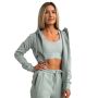Ženska dukserica Limitless Zip Up Eucalypt - GymBeam S
