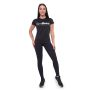 Ženska majica Mesh Essence Black - GymBeam S