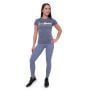Ženska majica Mesh Essence Denim Blue - GymBeam S