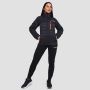 Ženska puffer jakna Black/Orange - GymBeam L