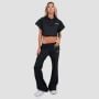 Women‘s Relay Cropped Hoodie Black - GymBeam M
