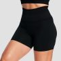 Ženske kratke hlače Sculpt Seamless Black - GymBeam XL