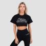 Ženski Crop Top Thrive Black - GymBeam M