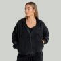 Ženska dukserica Zip Up Washed Black - STRIX M