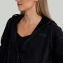 Ženska dukserica Zip Up Washed Black - STRIX M